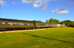 Passenger cars in the yard